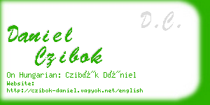 daniel czibok business card